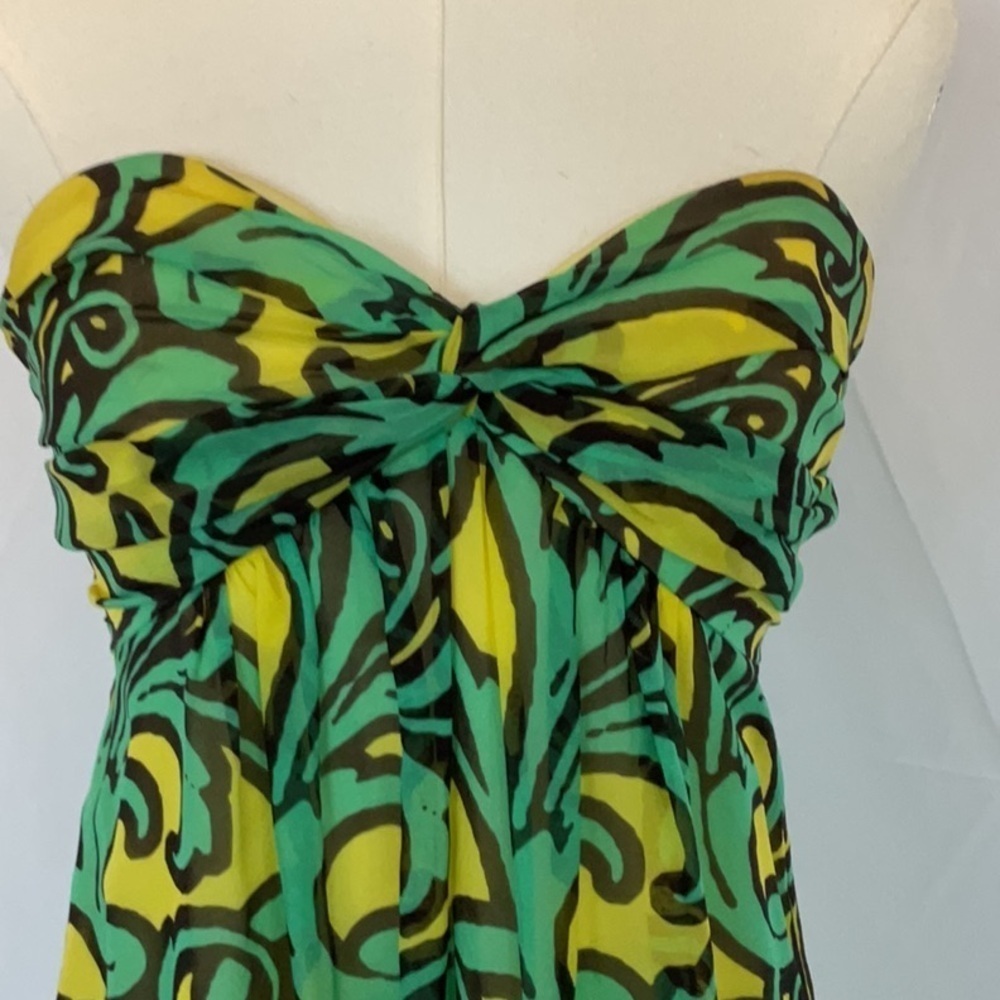 Original Milly of NY strapless silk dress size 6 - Picture 2 of 6